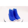 Hot sell women knitting diamonds sport shoes casual crystal sneaker F001  Rhinestone Ladies Flat Socks sepatu